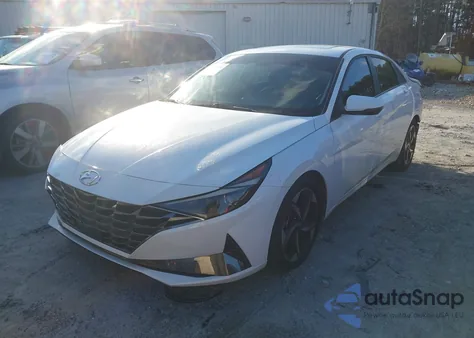 2021 Hyundai Elantra Limited from USA, damaged, VIN 5NPLP4AG8MH025765